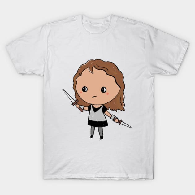 Tiny Warrior T-Shirt by littlelionartstudio